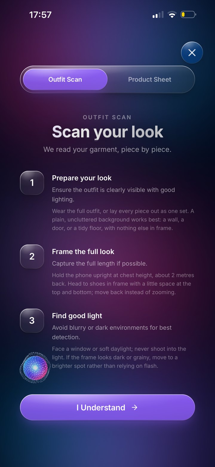 BrandsAI Scanner: how a garment is digitised, step by step